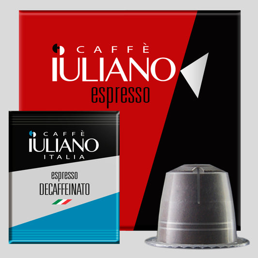 Capsule compatibili NESPRESSO®* miscela Decaffeinato  BOX 100