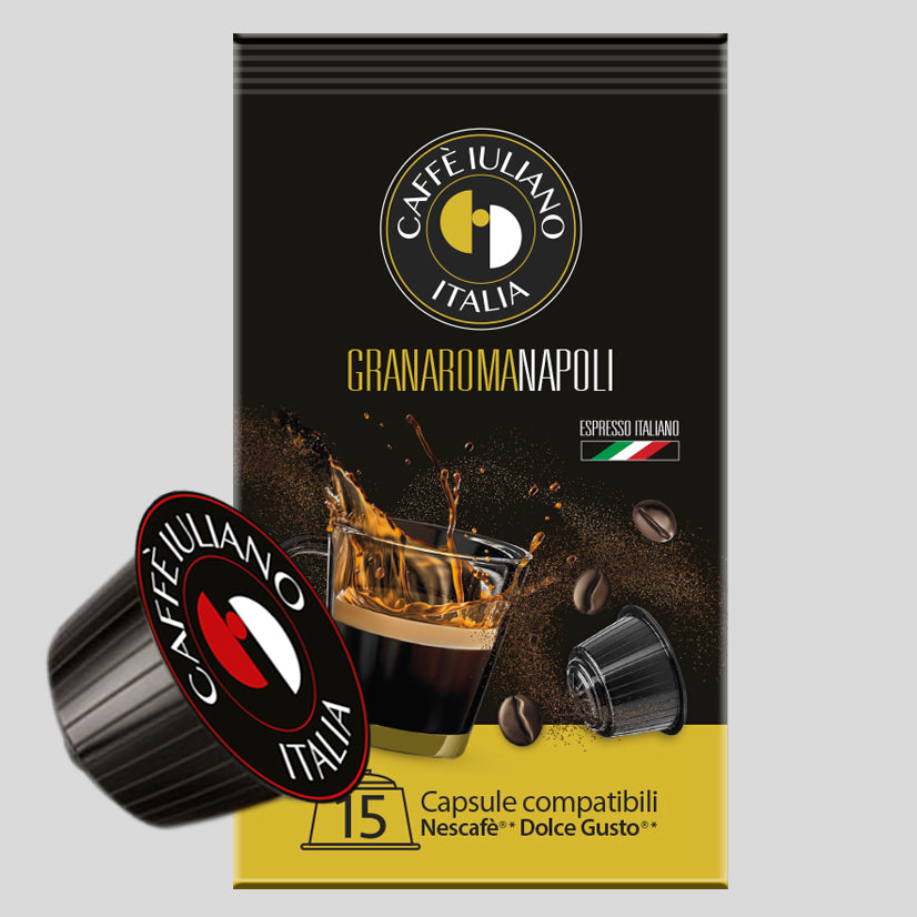 Sacchetto 15 CAPSULE COMPATIBILI NESCAFE' DOLCEGUSTO®* miscela GRAN AROMA