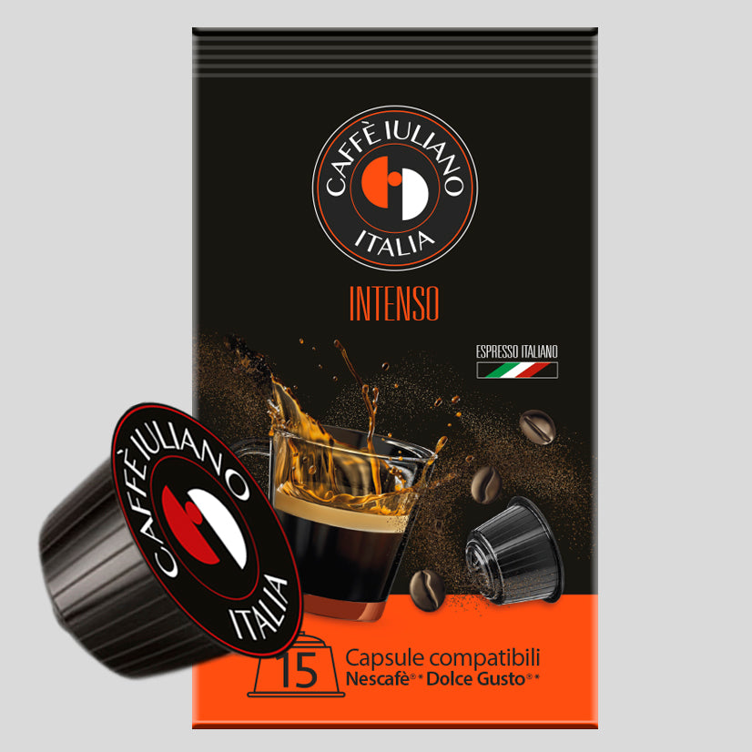 Sacchetto 15 CAPSULE COMPATIBILI NESCAFE' DOLCEGUSTO®* miscela INTENSO