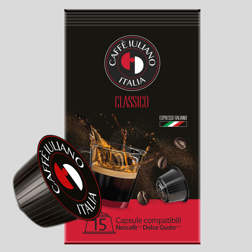 Sacchetto 15 CAPSULE COMPATIBILI NESCAFE' DOLCEGUSTO®* miscela CLASSICO