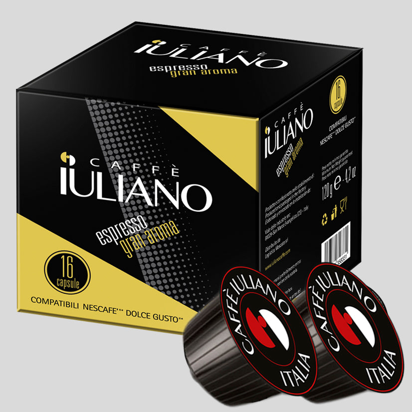 COFANETTO 16 CAPSULE COMPATIBILI NESCAFE' DOLCEGUSTO®* miscela GRAN AROMA