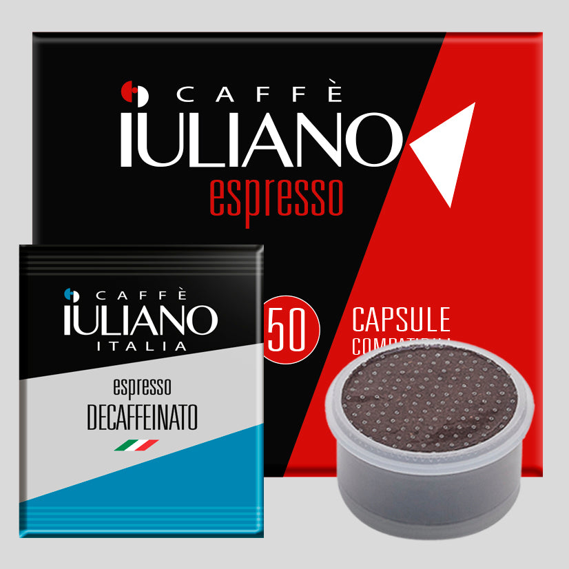 Capsule compatibili LAVAZZA ESPRESSO POINT®* miscela Decaffeinato BOX 50