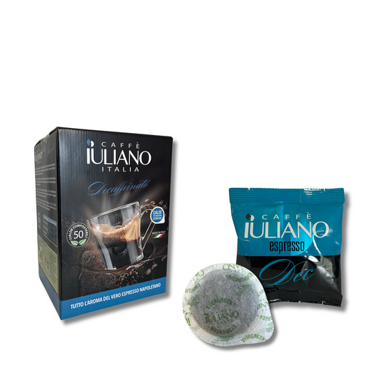 Cialde BOX 50 Caffè Iuliano Miscela  Decaffeinato