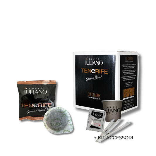 Cialde BOX 50 + KIT 50* Caffè Iuliano miscela Tenerife