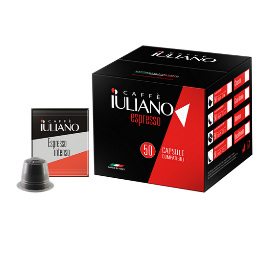Capsule compatibili NESPRESSO®* miscela Intenso BOX 50