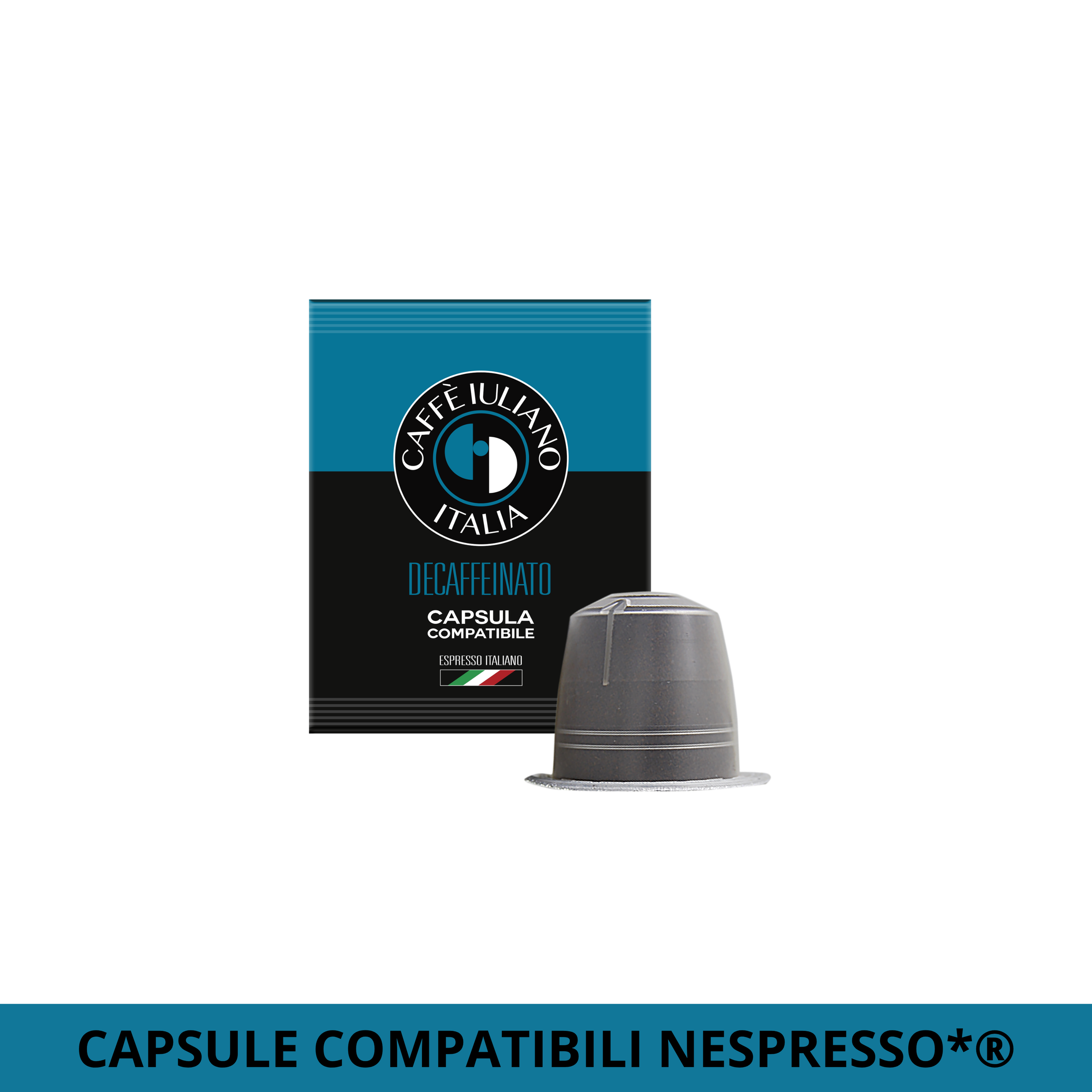 Capsule compatibili NESPRESSO®* miscela Decaffeinato  BOX 50