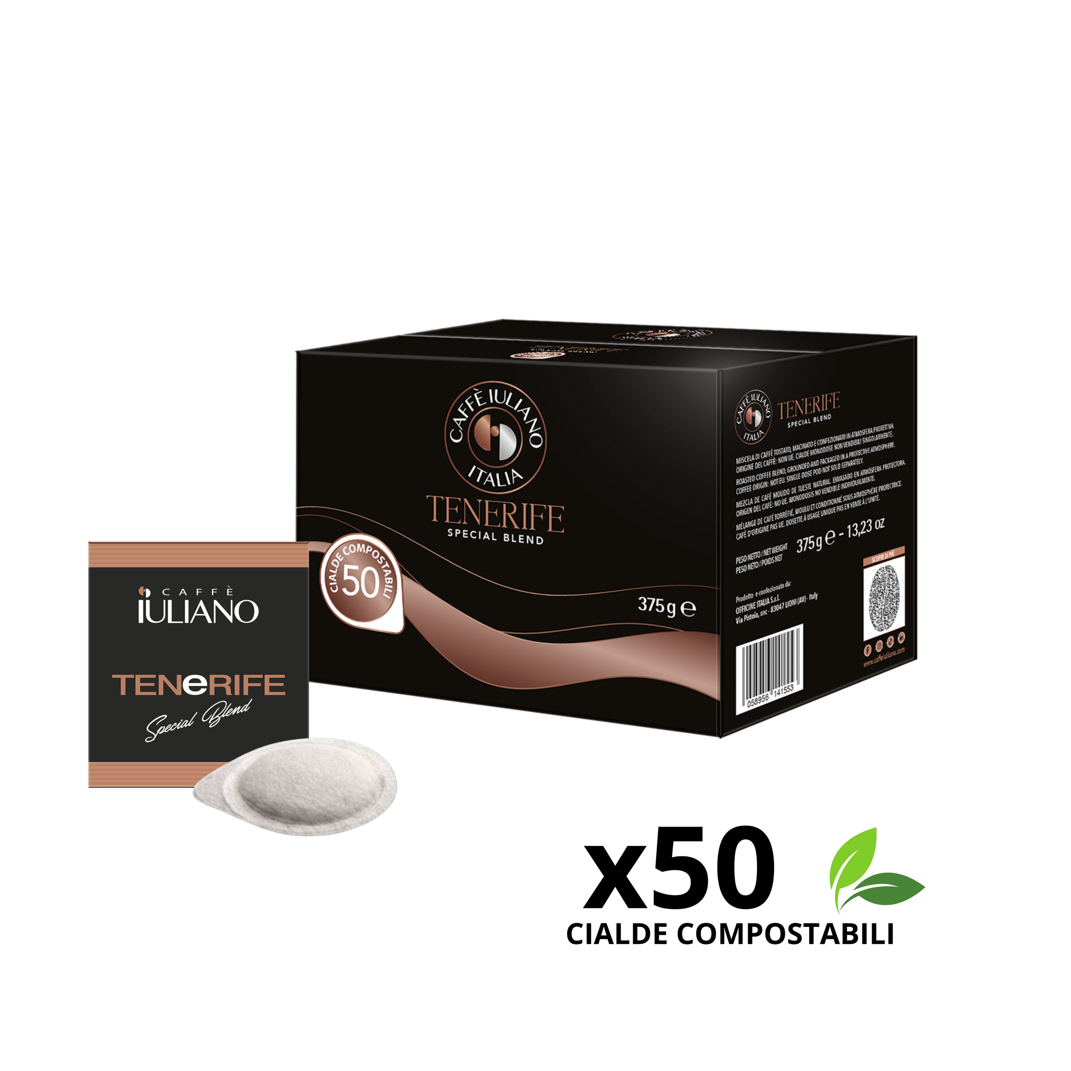 Cialde BOX 50 Caffè Iuliano miscela Tenerife