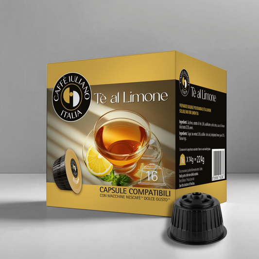 Capsule Tè al Limone Compatibili Dolce Gusto® - Caffè Iuliano (16 Capsule)