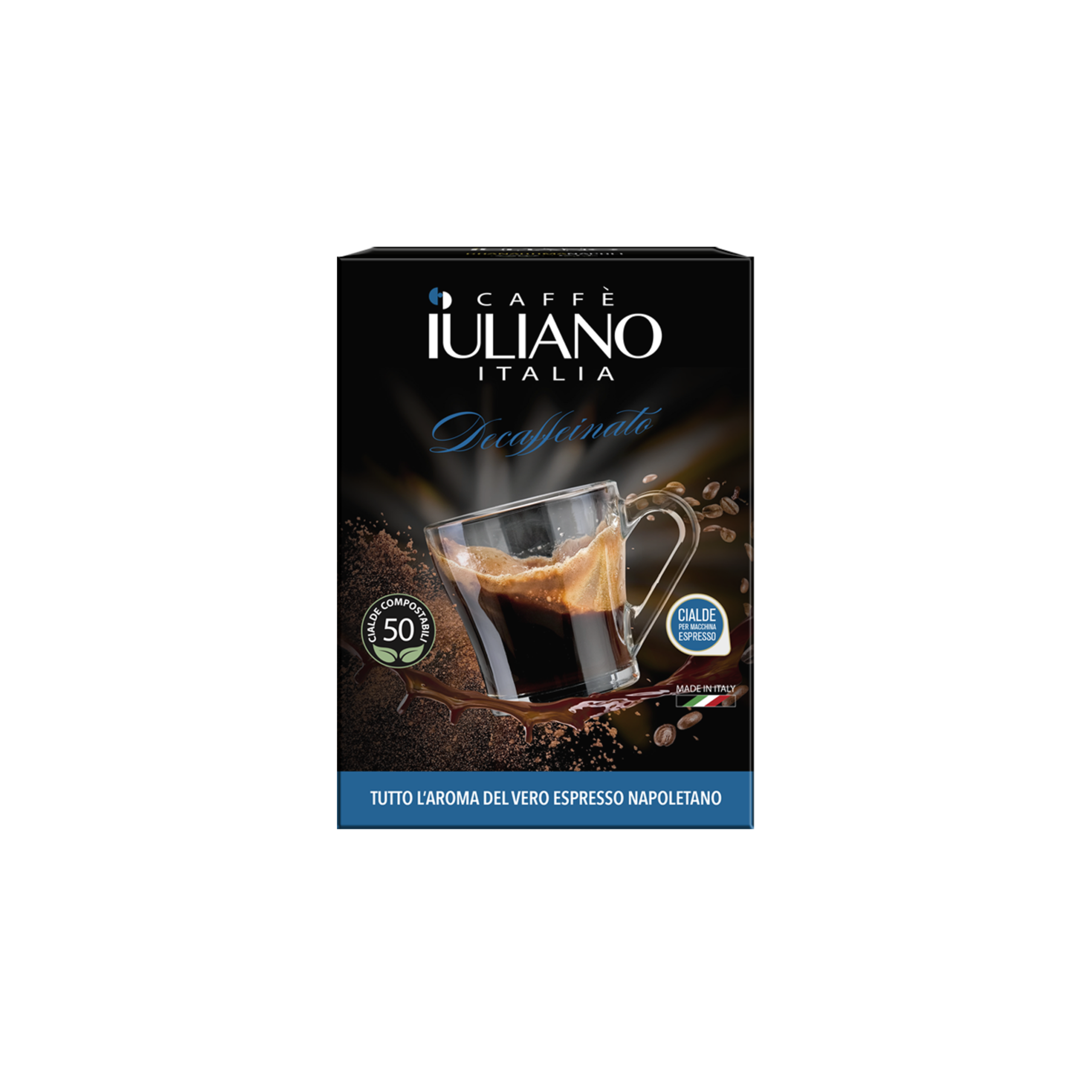 Cialde BOX 50 Caffè Iuliano Miscela  Decaffeinato