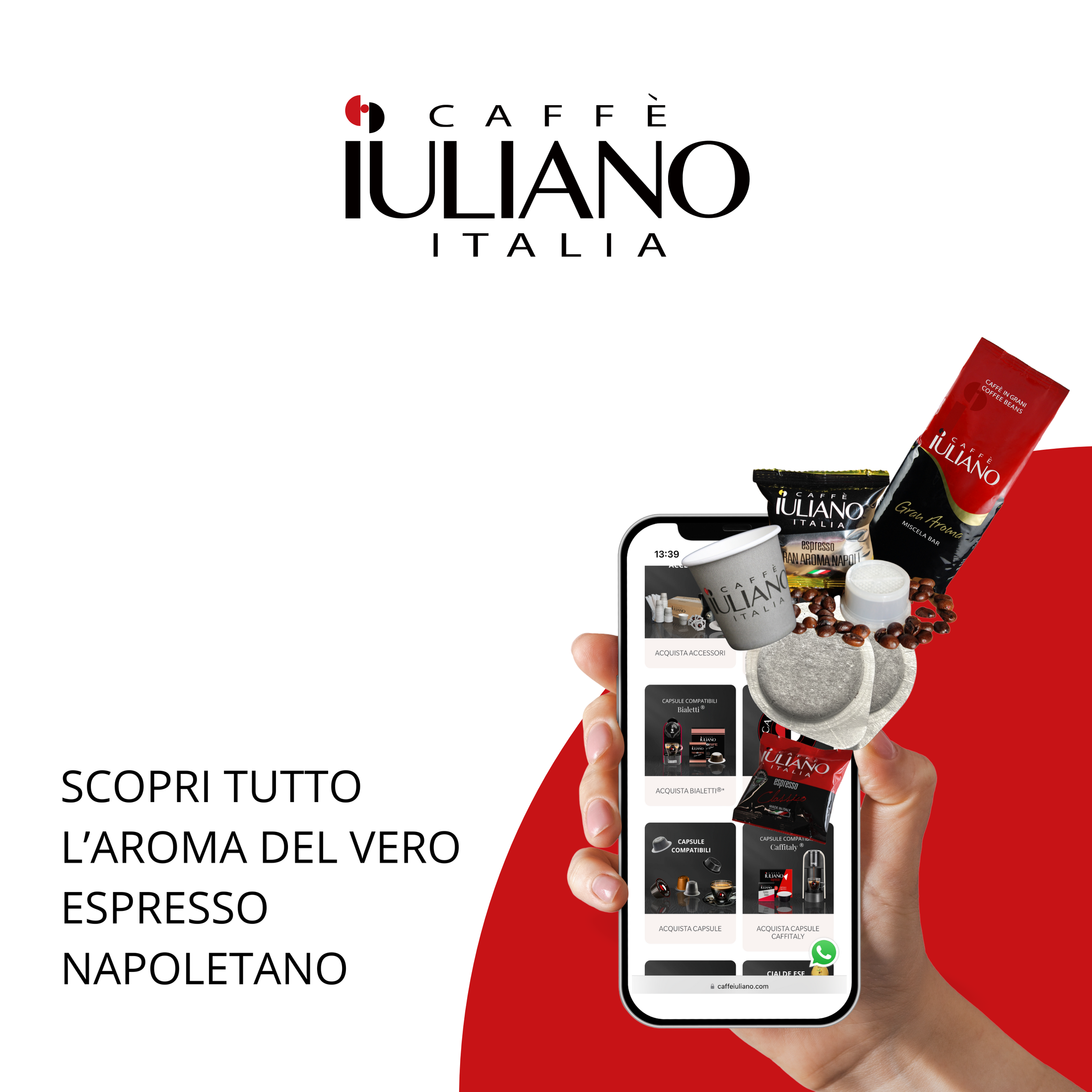 Cialde BOX 100 Caffè Iuliano miscela Gran Aroma