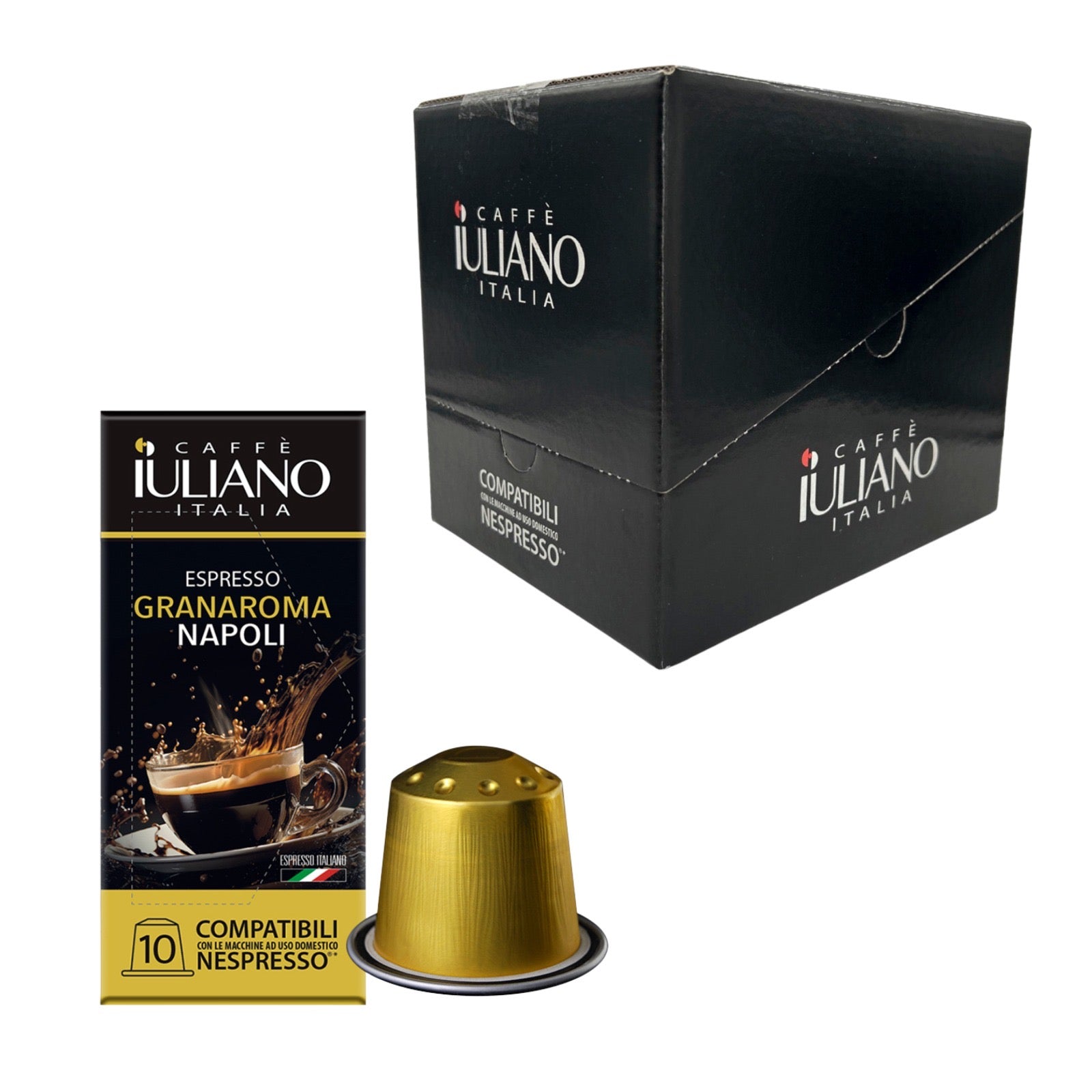 Capsule compatibili NESPRESSO®* miscela Gran aroma MASTER da 10 box