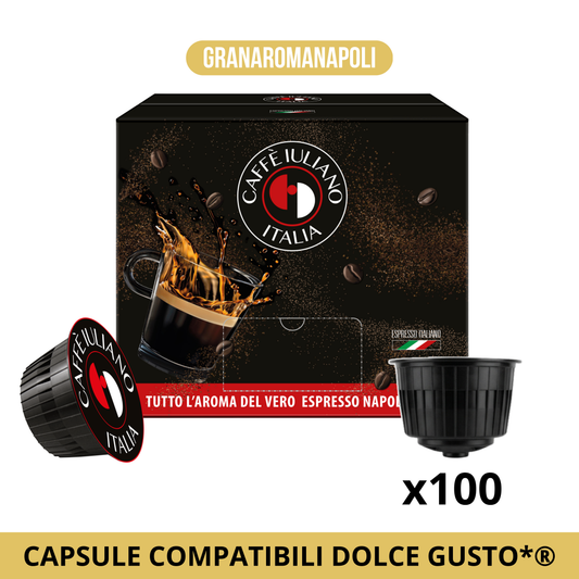 Capsule compatibili NESCAFÉ DOLCEGUSTO®* miscela Gran aroma BOX 100