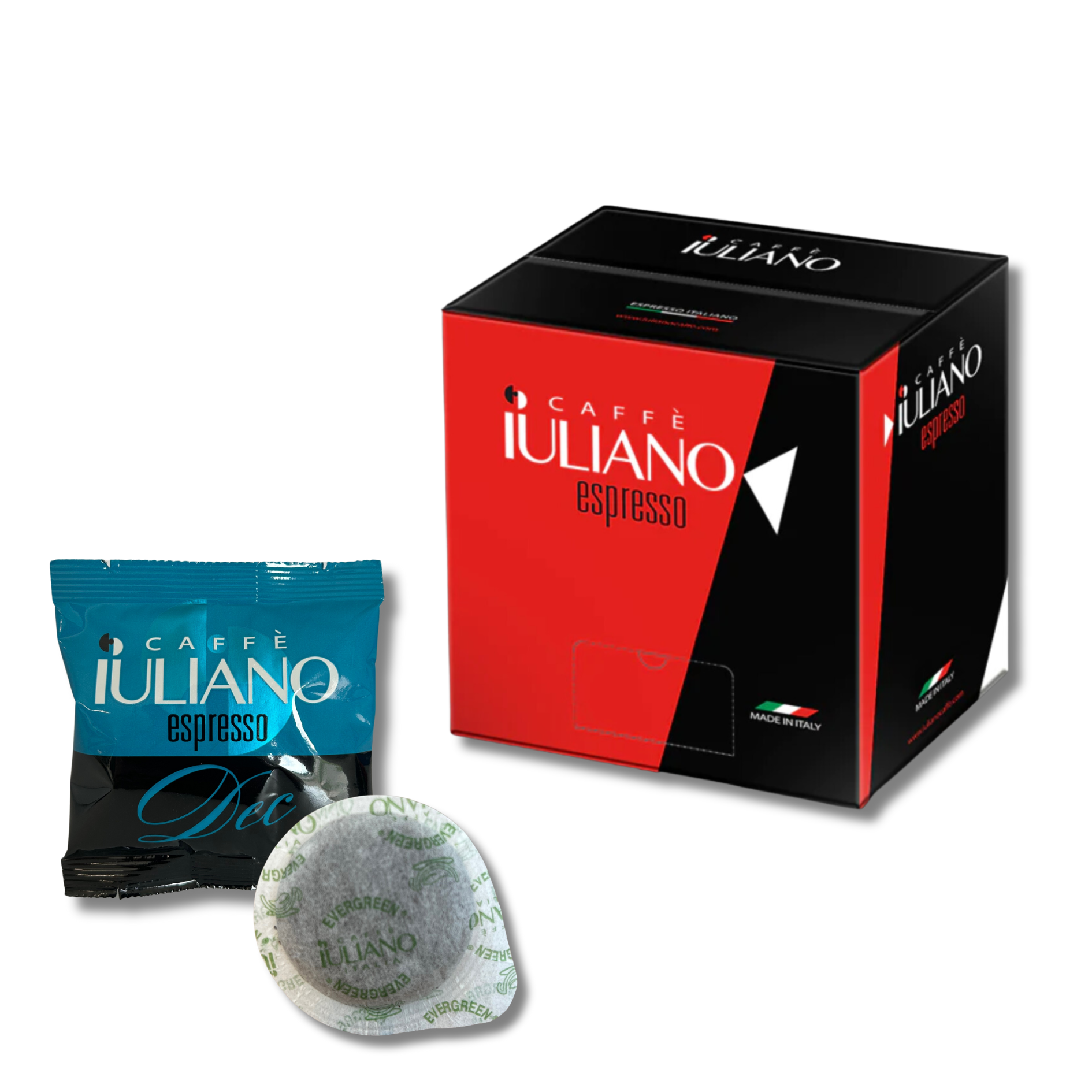 Cialde BOX 150 Caffè Iuliano miscela Decaffeinato