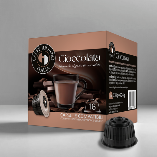 Capsule Cioccolata Compatibili Dolce Gusto® - Caffè Iuliano (16 Capsule)