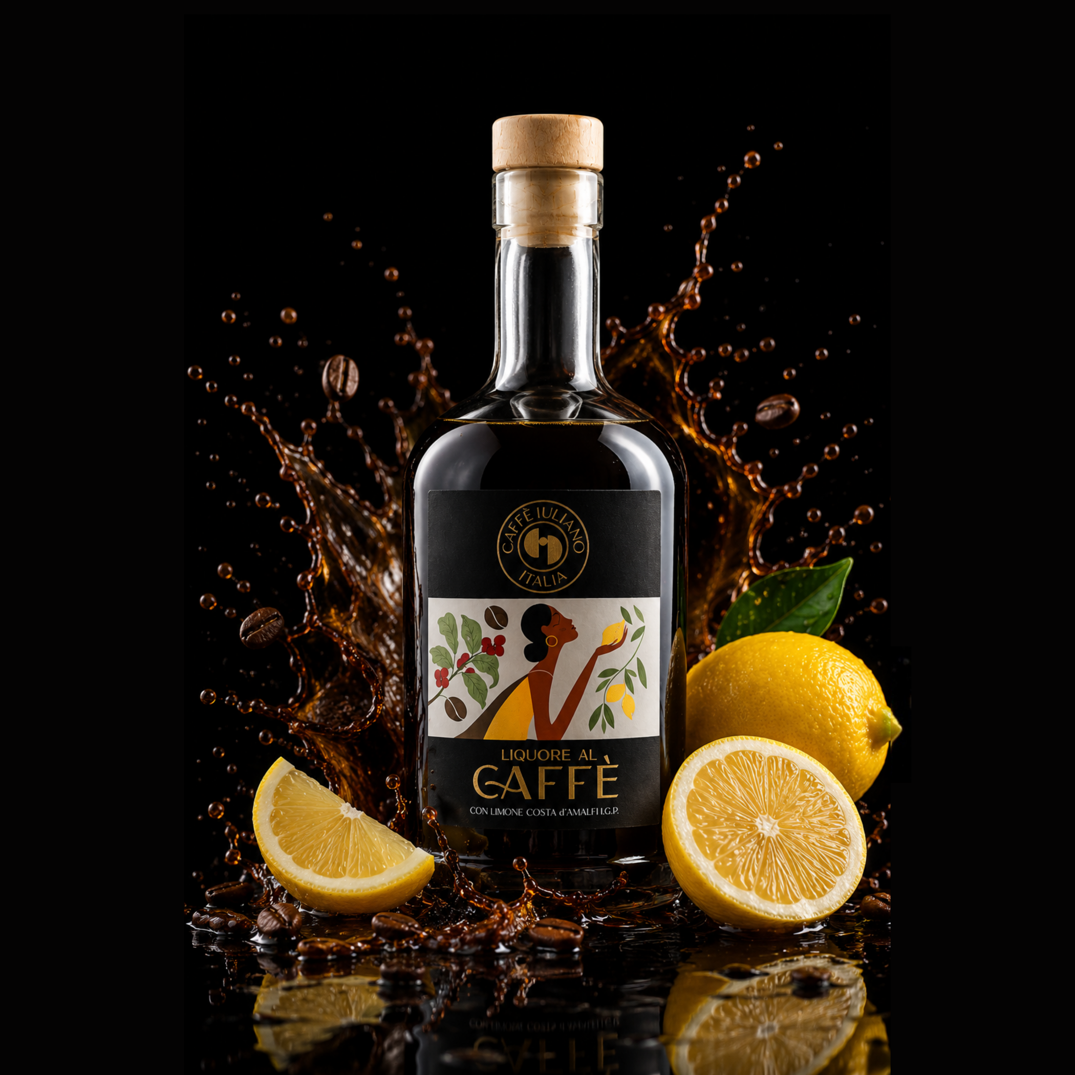 Liquore al Caffè con Limone Costa d'Amalfi I.G.P. – Caffè Iuliano