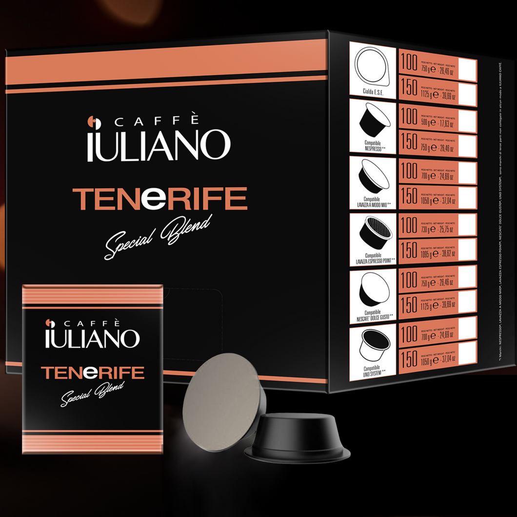Capsule compatibili LAVAZZA A MODO MIO®* miscela Tenerife BOX 100